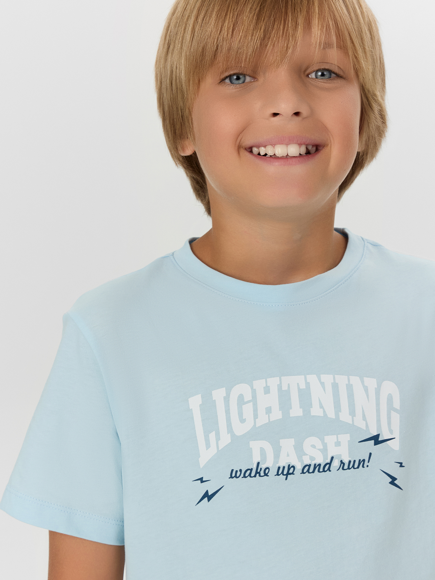 Пижама Mark Formelle (Марк Формэль) 563321-1/голубое небо +молнии на синем - фото 5