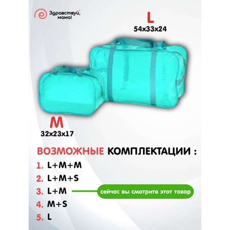 Сумка в роддом Здравствуй мама! Premium Quality