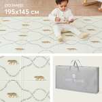 Детский складной коврик прикроватный Happy Baby Tiger 145 x 195 см 1 шт.