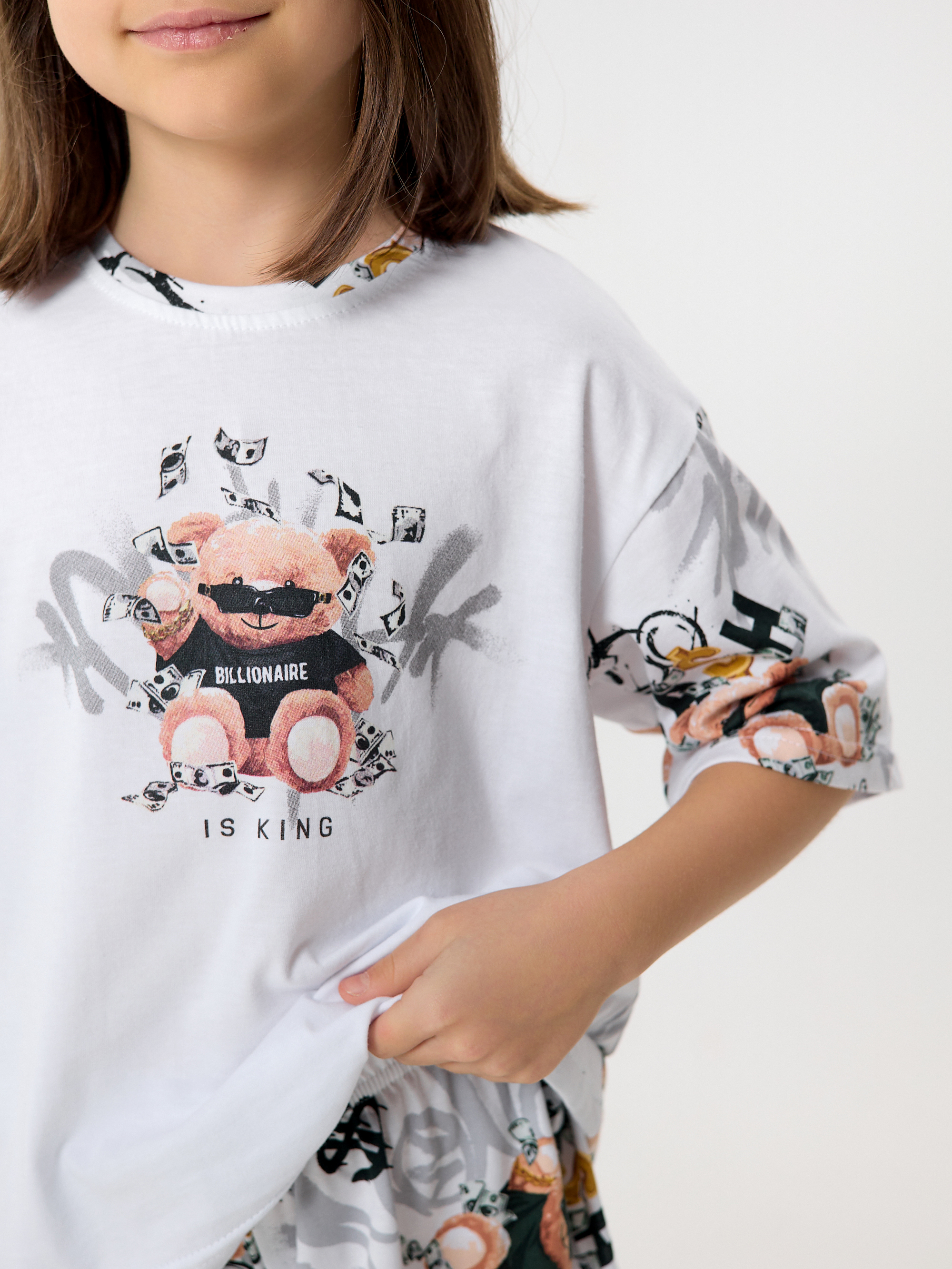 Пижама YAXX 003--Пижама мишка/белый - фото 5