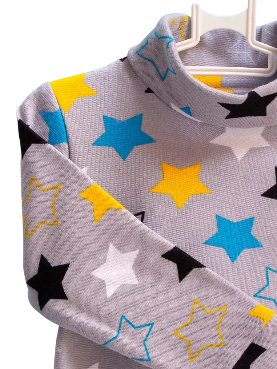 Водолазка TOTEMFOX 231РНАБ2(1)F/желтые звезды - фото 4