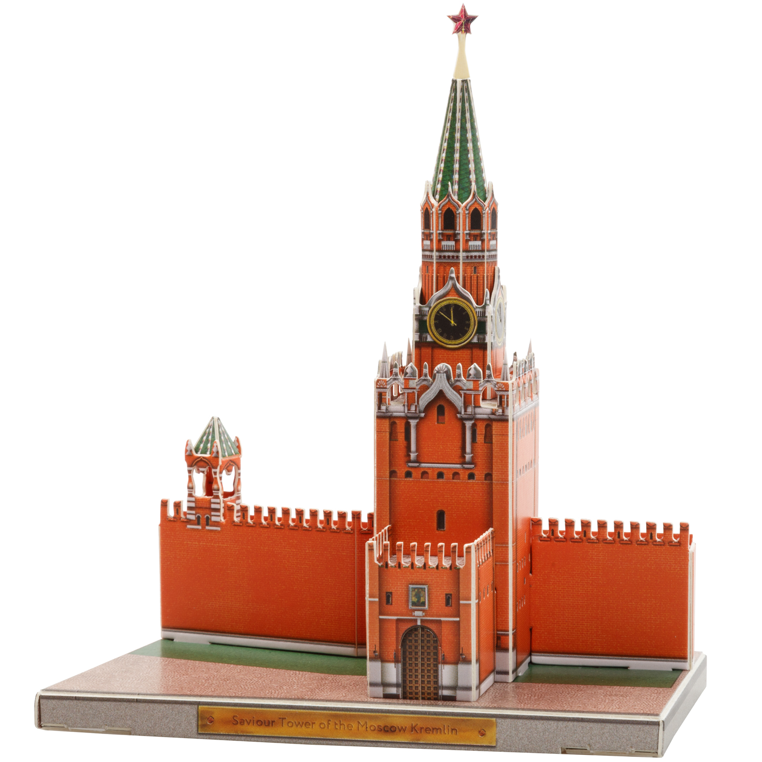 Сборная модель Умная бумага Города в миниатюре Спасская башня 487 487 - фото 1