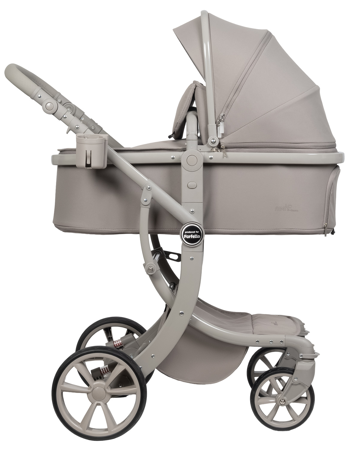 Коляска трансформер Aimile Авантюрист / Adventurer серый - фото 14