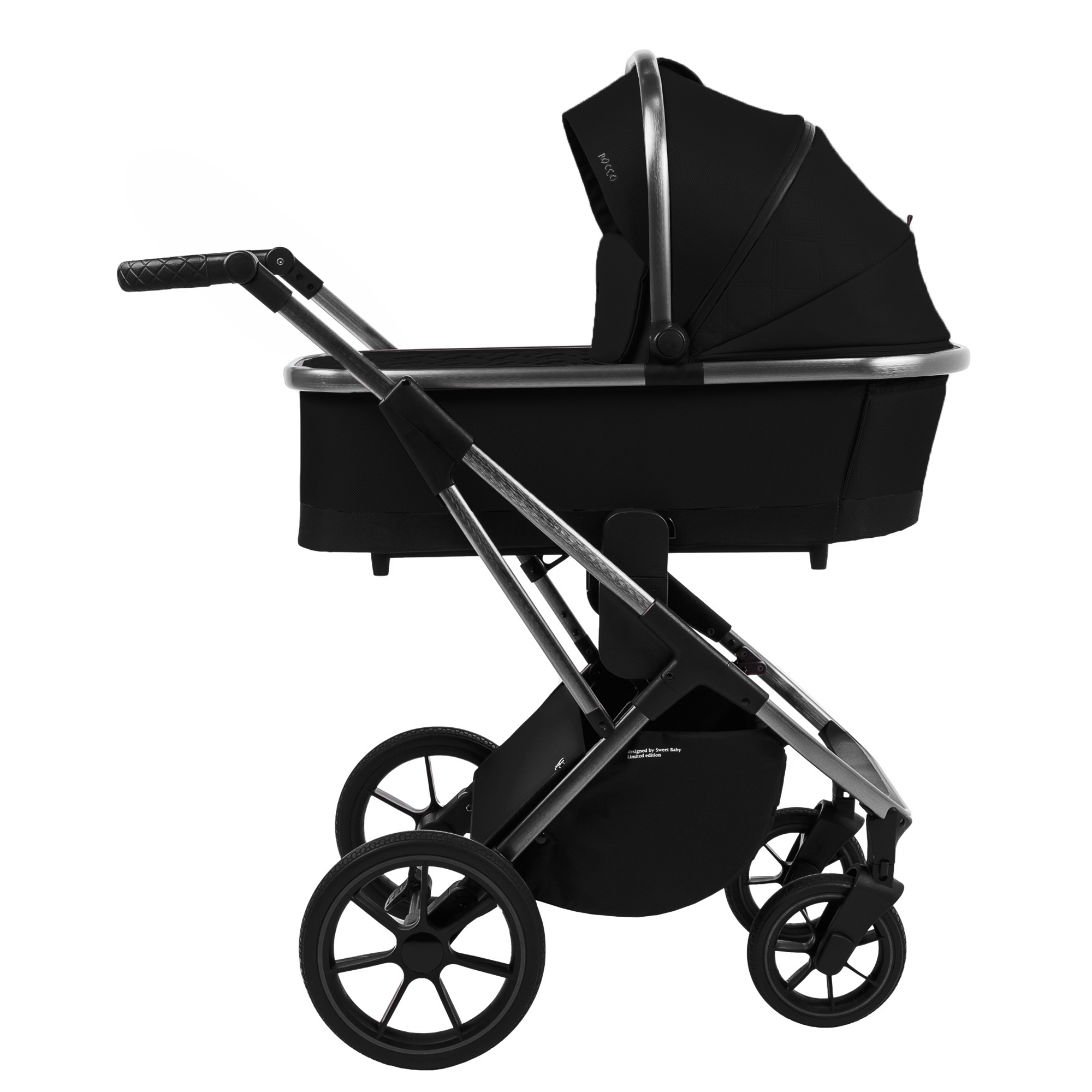 Коляска 2в1 Sweet Baby Rocco Black черный - фото 36