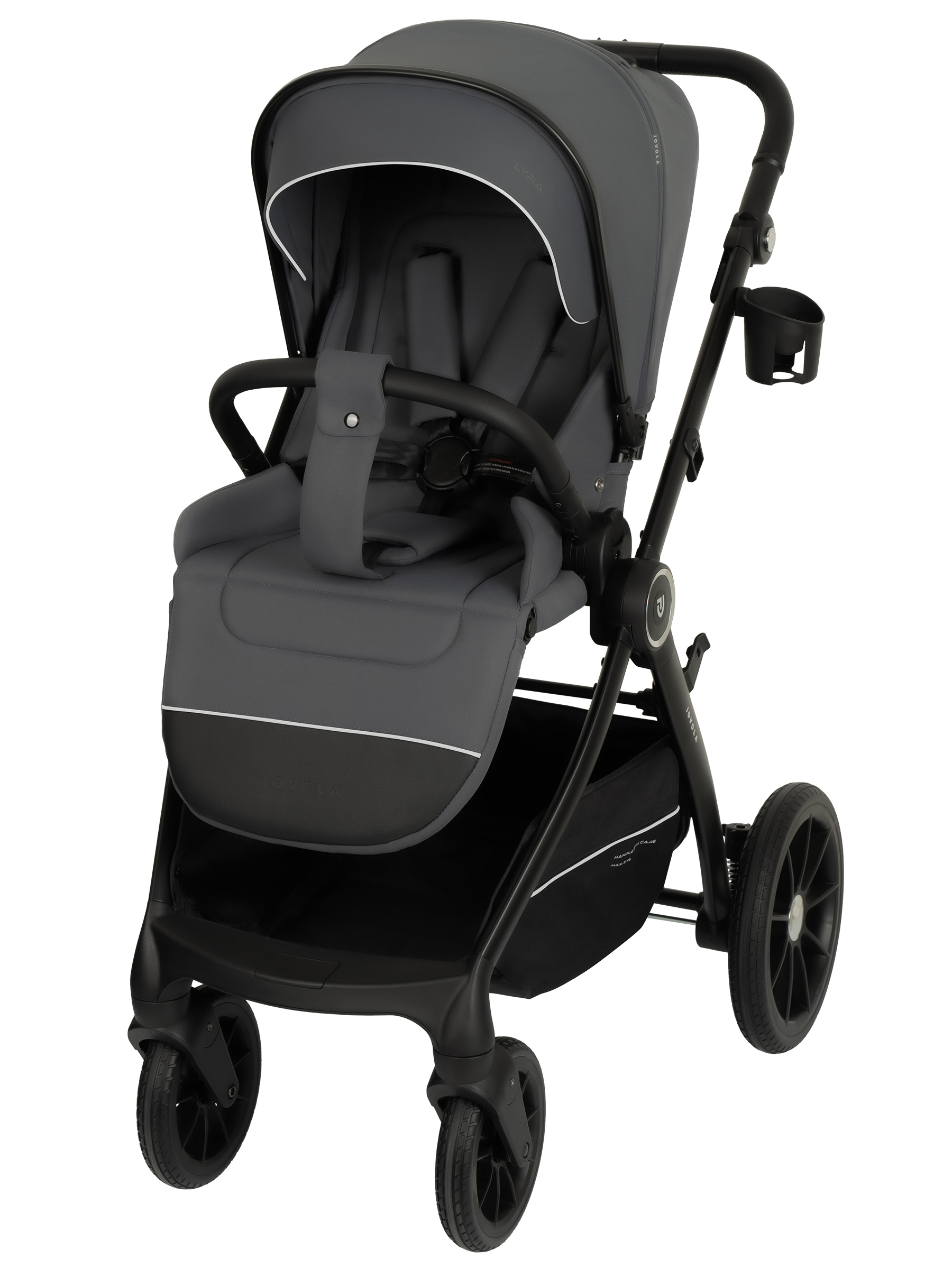 Изображение товара Прогулочная коляска Jovola Lyra с реверсивным блоком, универсальная, компактная