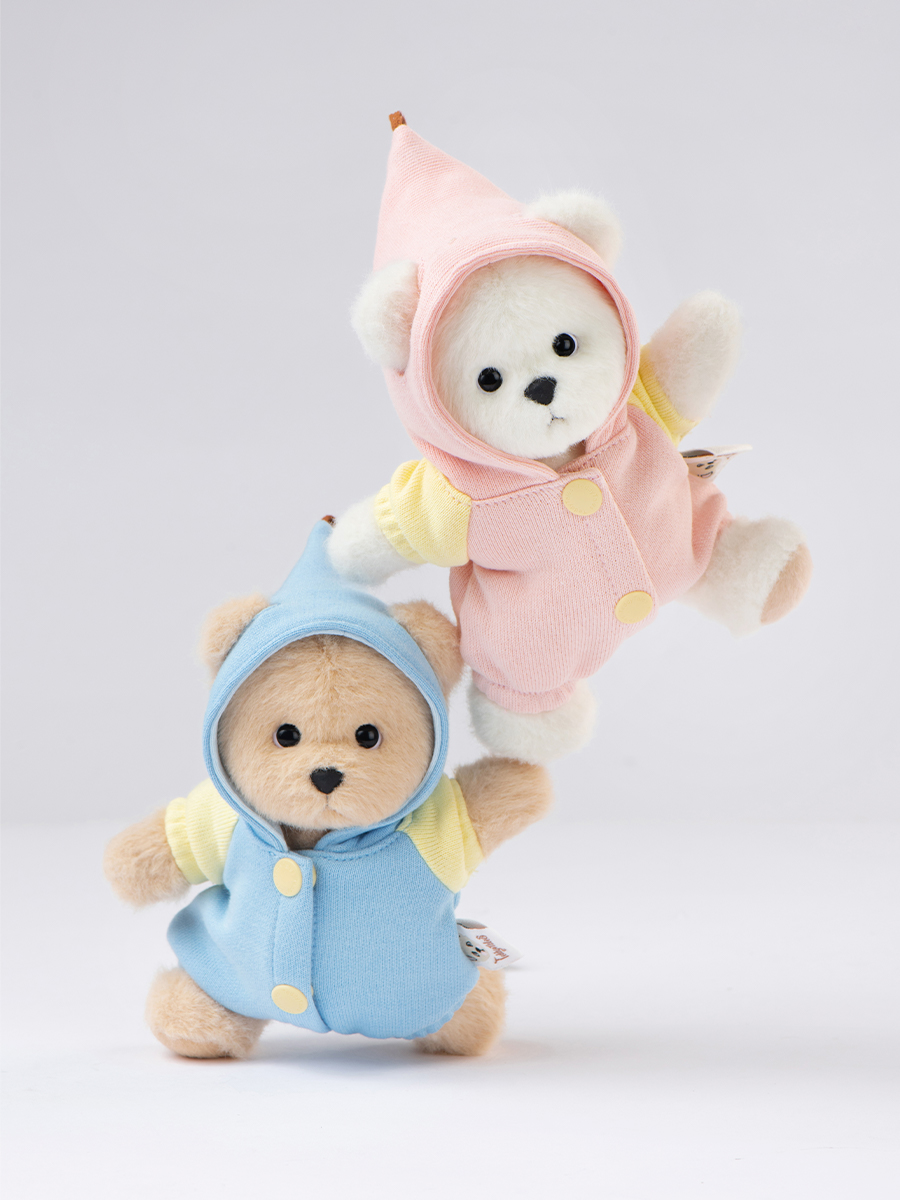 Мягкая игрушка TeddyTales Медведь костюм Зефирка брелок - фото 8