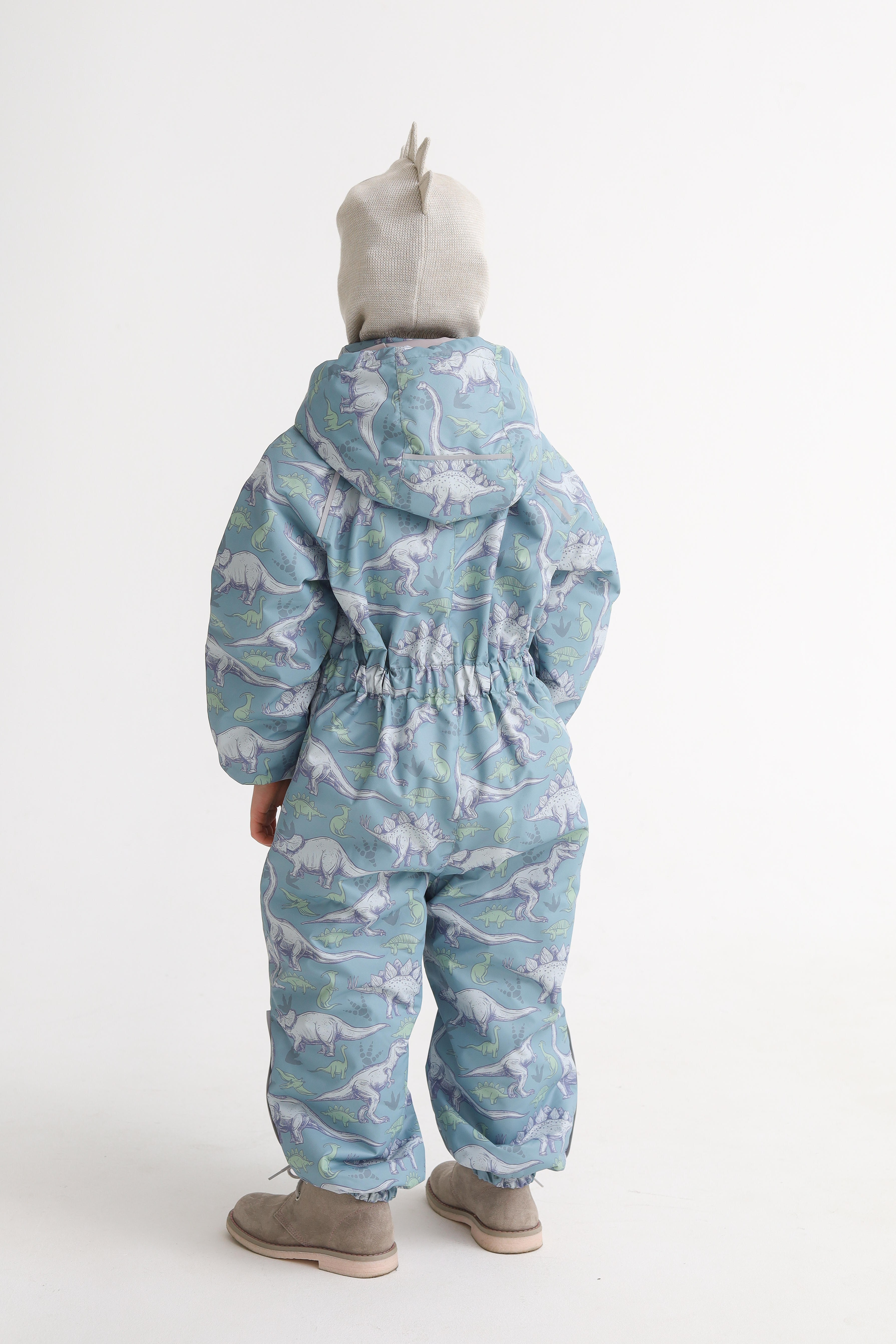 Комбинезон MINIDINO В-КОМ-017/ДКомбинезон демисезонный Minimal принт динозавры васаби - фото 6