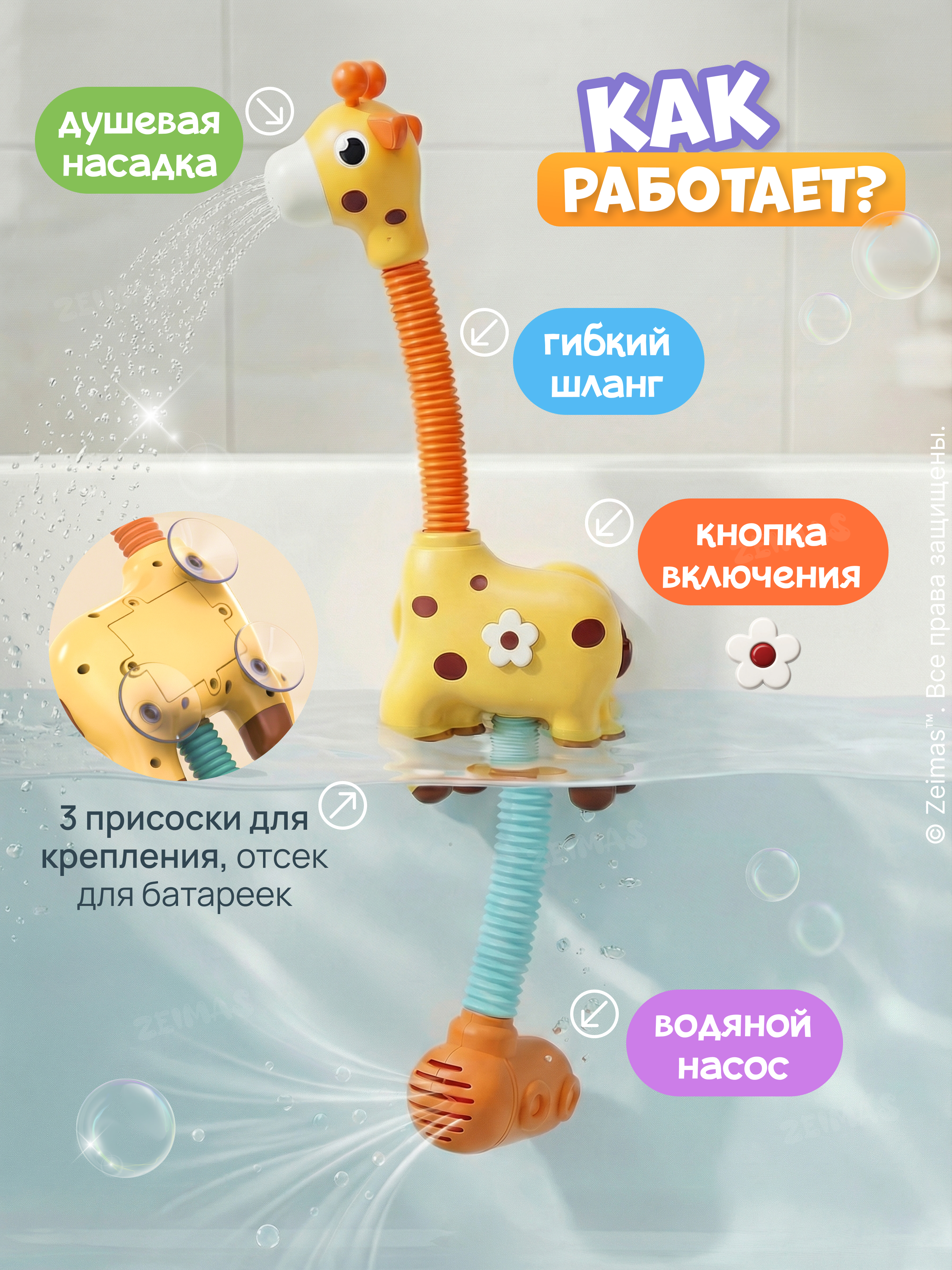 Игрушка Zeimas Жираф - фото 8