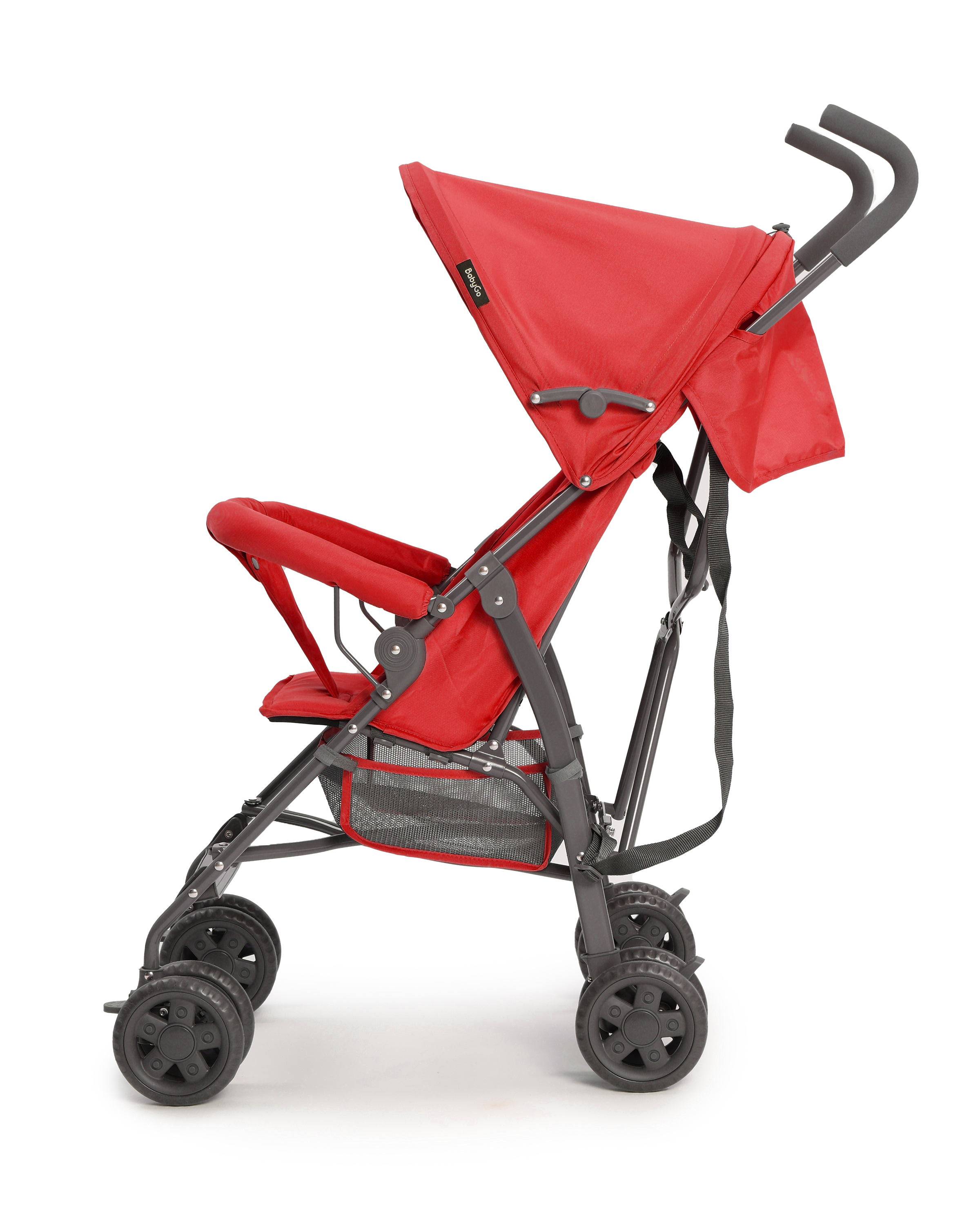 Коляска прогулочная BabyGo Mirage красный - фото 3