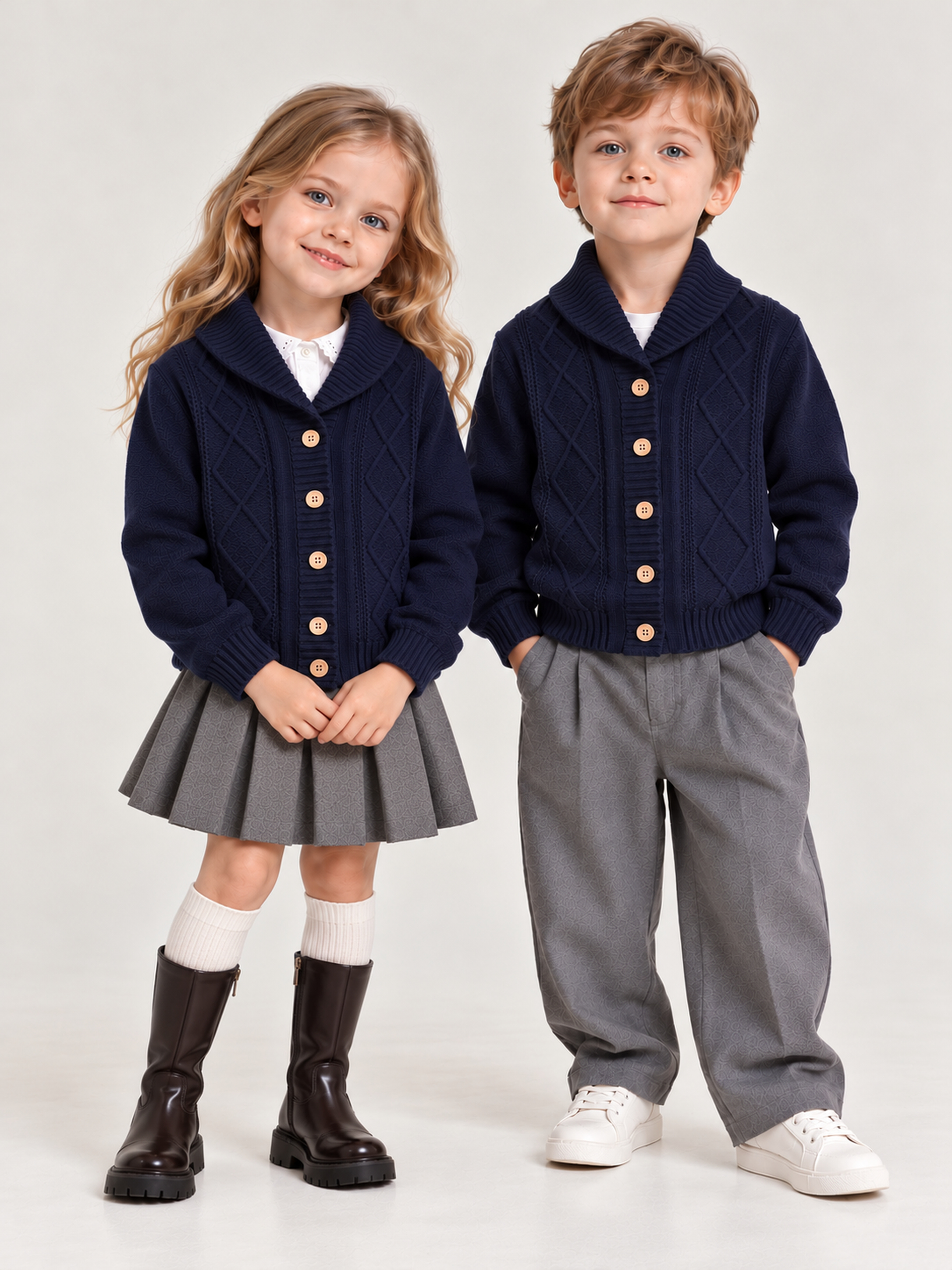 Кардиган FORS kids ДКГ6-синий - фото 2