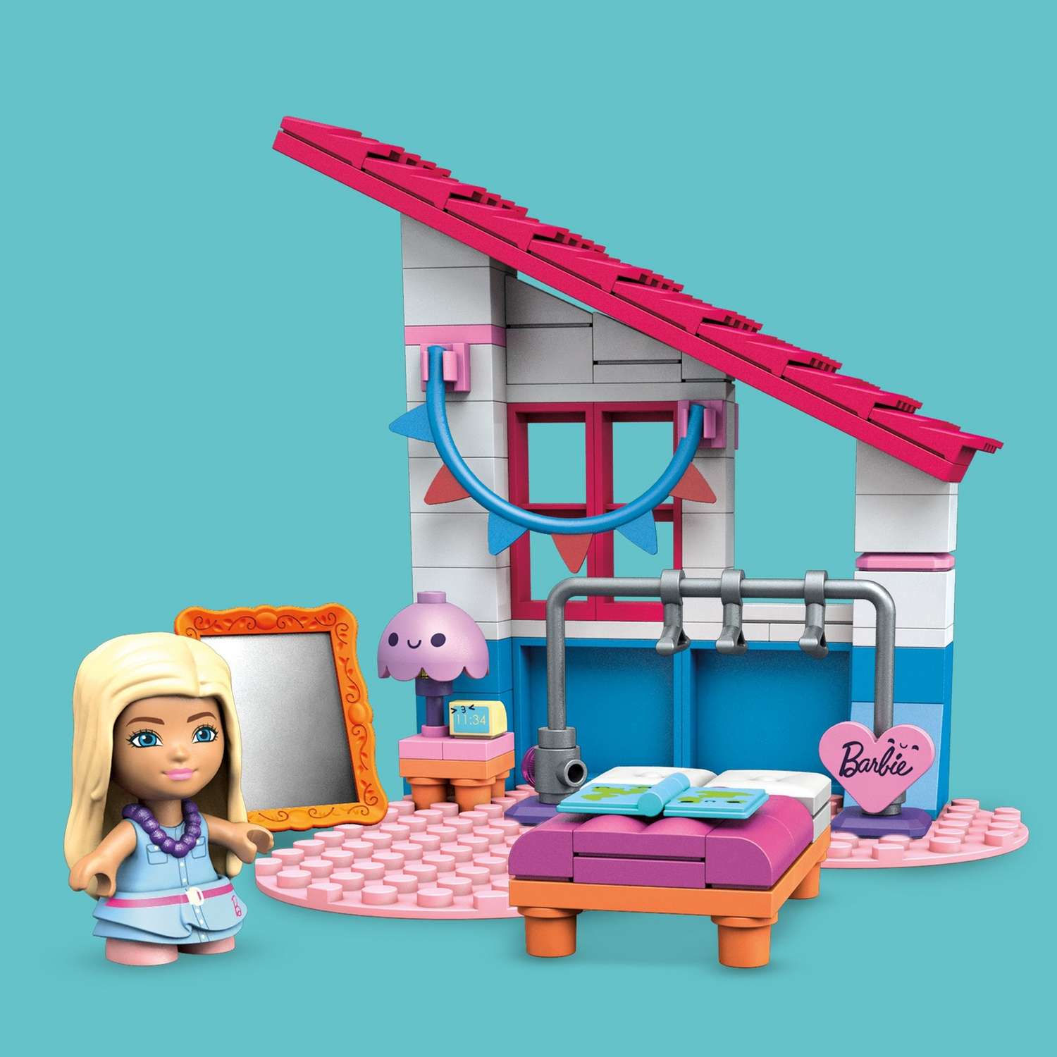 Конструктор Mega Construx Barbie Домик мечты 303 дет. - фото 8
