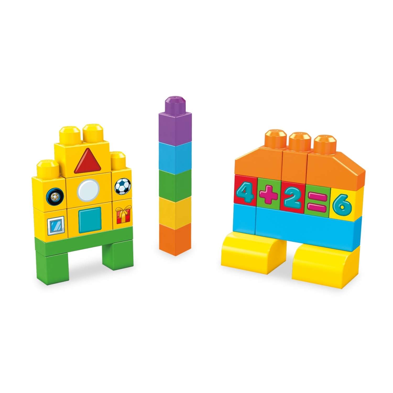 Конструктор Mega Bloks Набор обучающих блоков блочный - фото 7