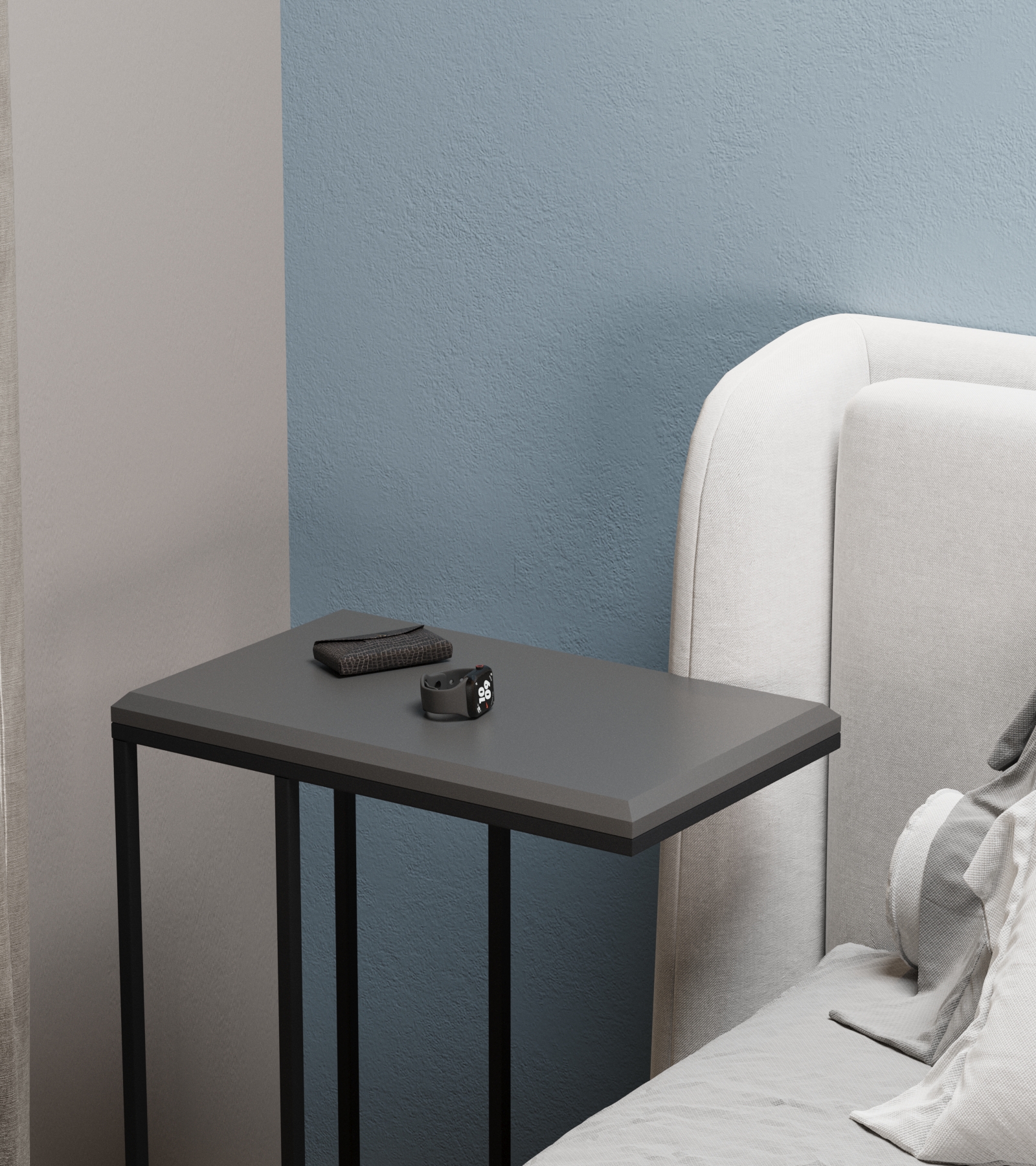 Стол придиванный КАЛИФОРНИЯ МЕБЕЛЬ Агами графит - фото 5