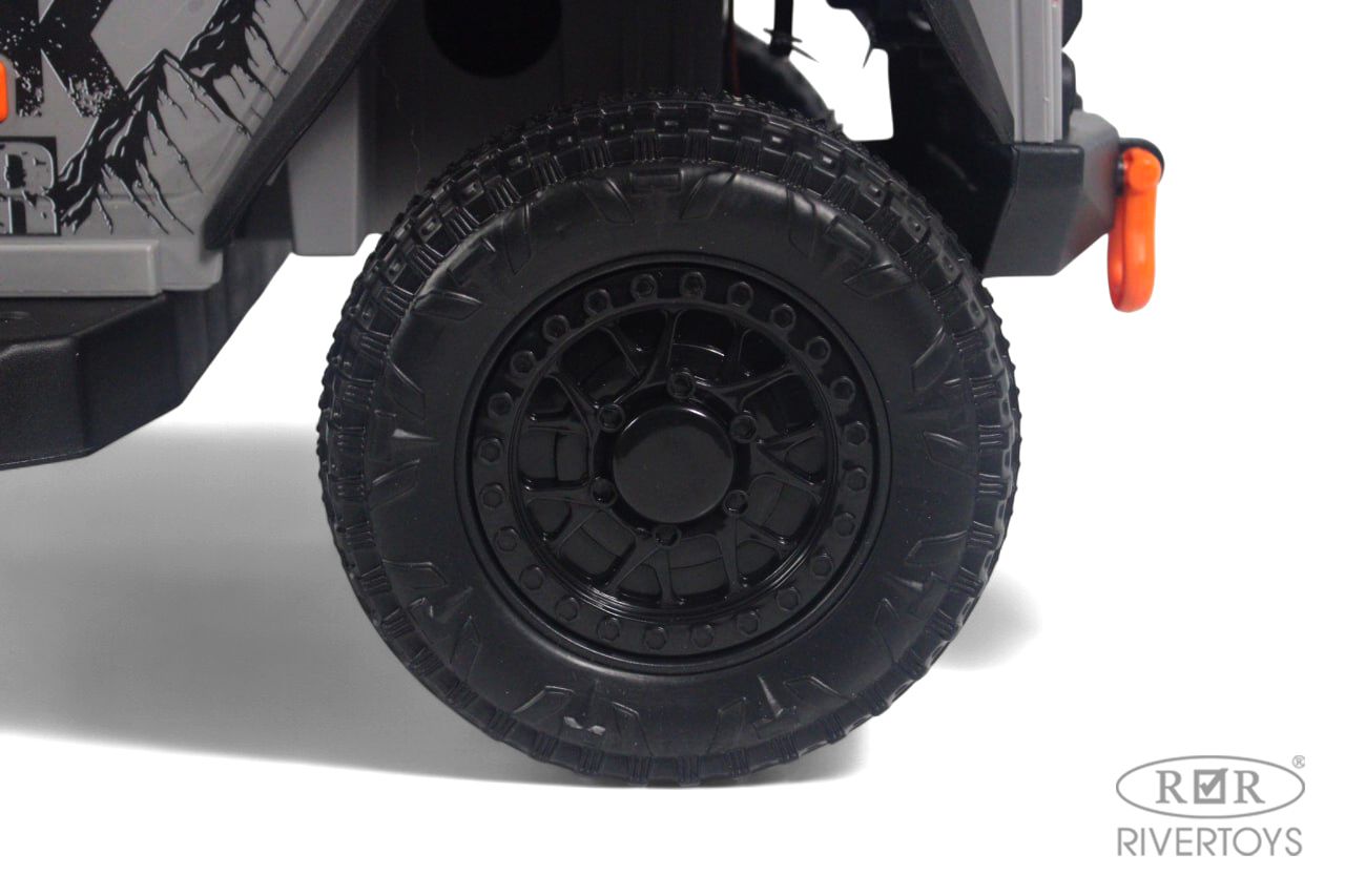 Электромобиль RIVERTOYS G009GG-GREY С пультом ДУ - фото 7