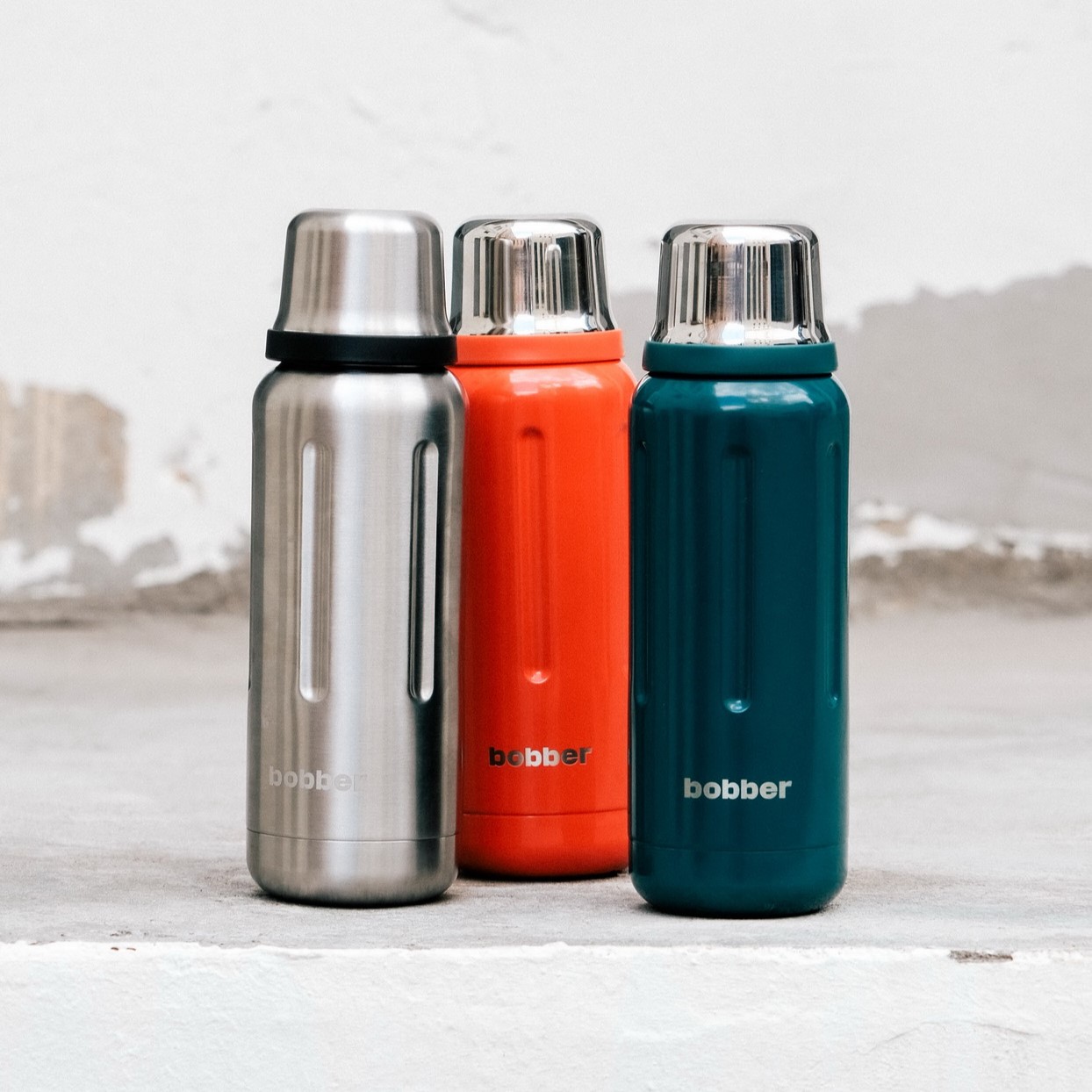 Термос Flask 1 литр для напитков Bobber Flask темно-бирюзовый - фото 4