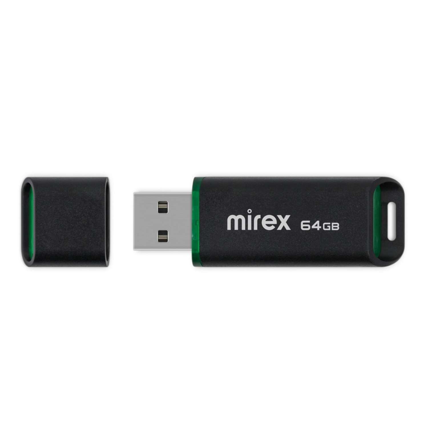 Флешка mirex Spacer 64 Гб USB2.0 чт до 25 Мб/с зап до 15 Мб/с Чёрная 10204221 - фото 4