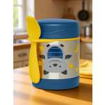 Термос Skip Hop со столовым прибором Летучая мышь Бэйл