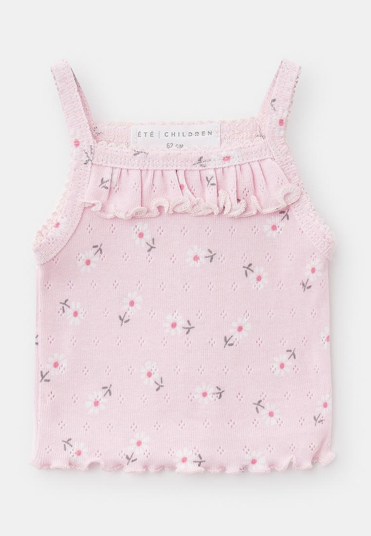 Изображение товара Детская летняя майка Ete Children для девочек 62 с перфорацией