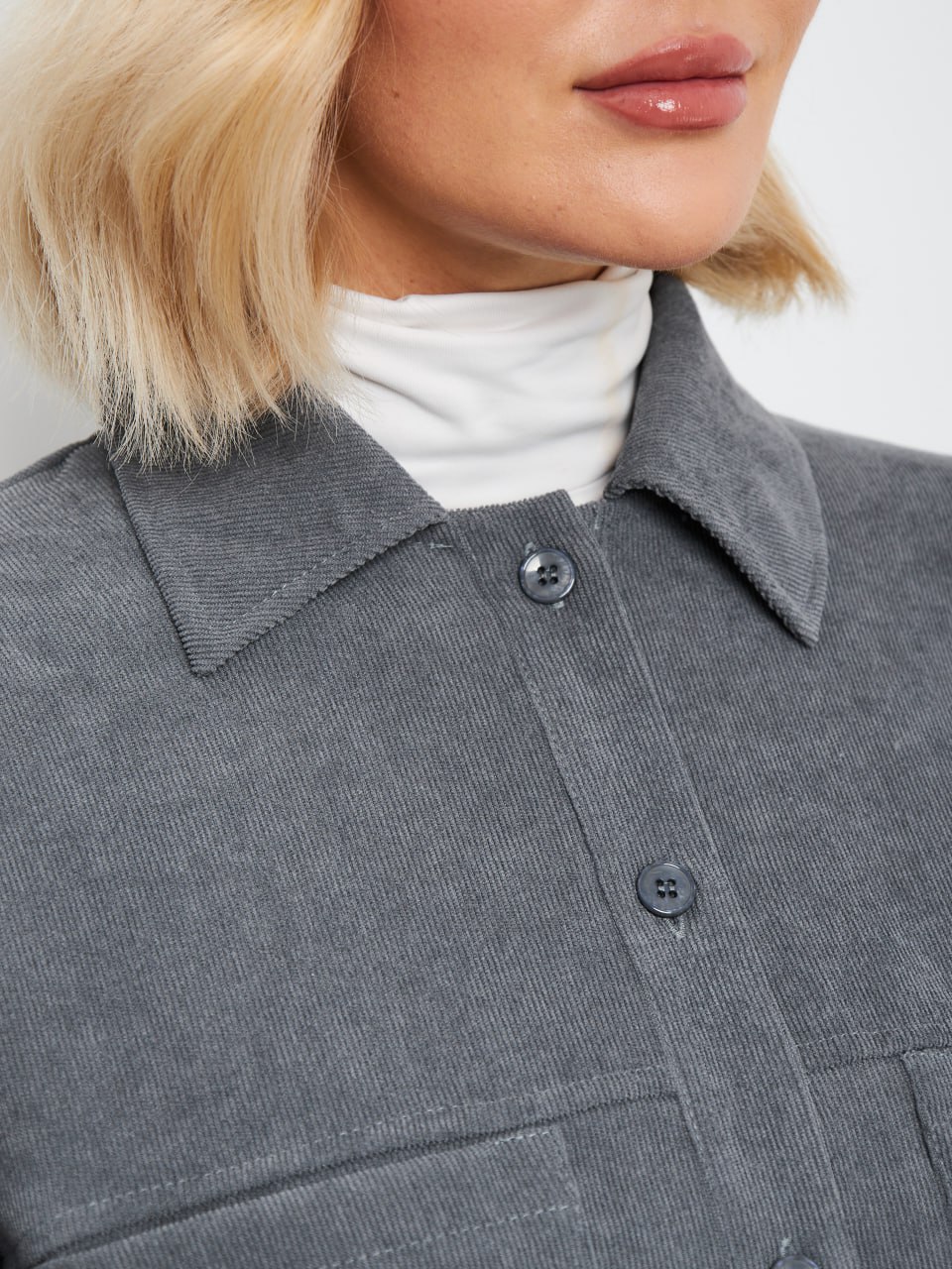 Рубашка МАМИРА РубСерВелв710_46_М - фото 7