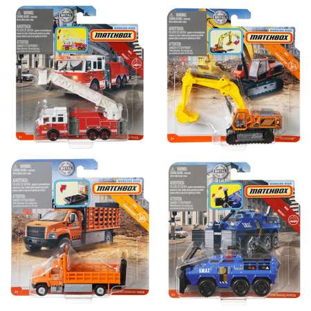 Автомобиль Matchbox Спецтехника в ассортименте