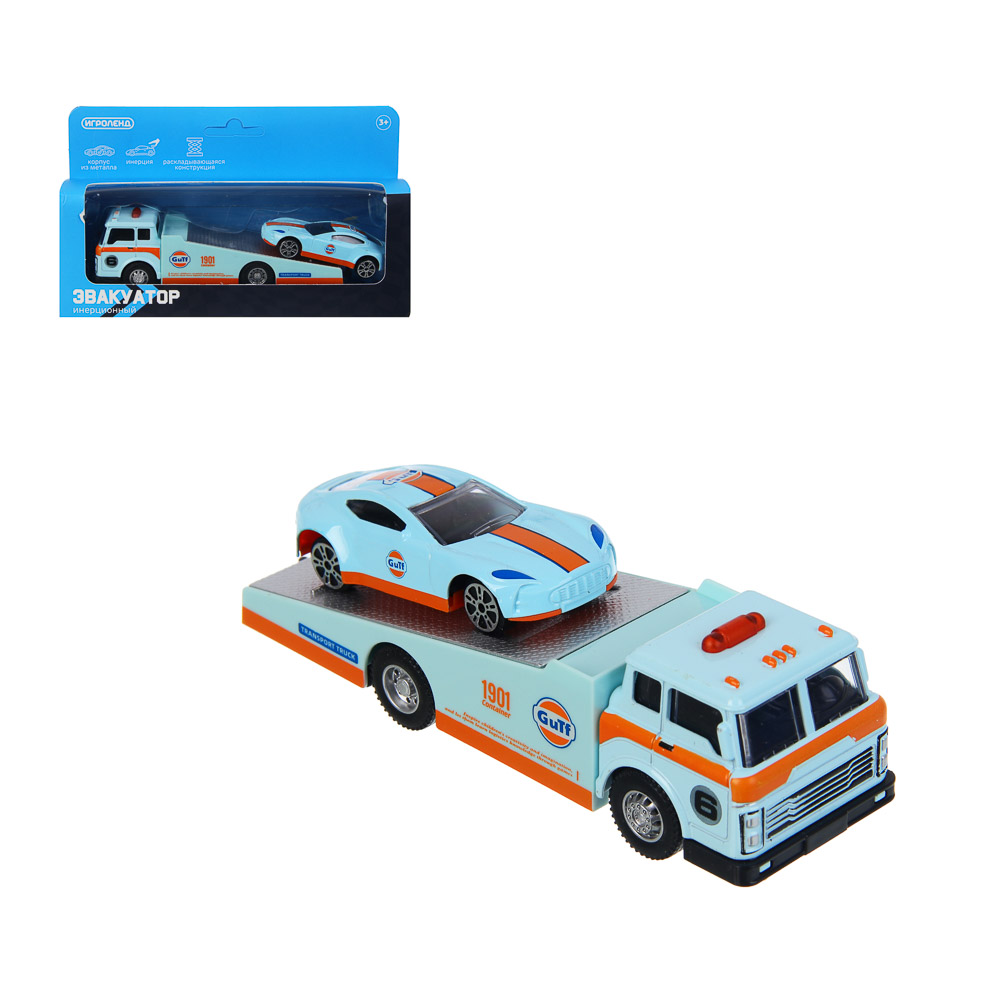 Эвакуатор Игроленд инерционный с машинкой 292-479 - фото 1