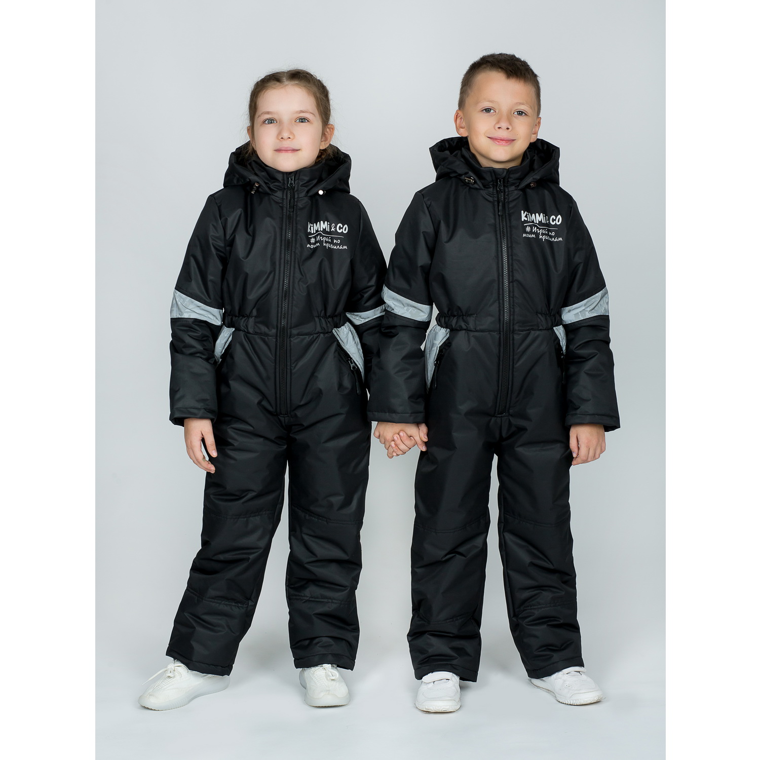 Комбинезон KiMMi co К-150830-041 черный - фото 3