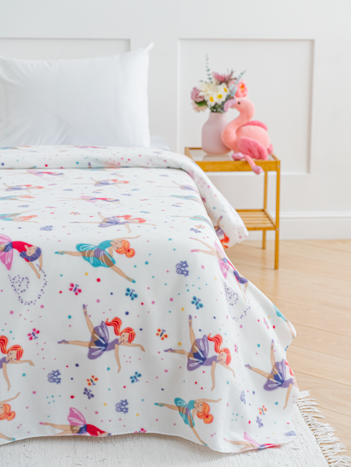 Плед Павлинка Балерины 100 x 150 см флис - фото 3