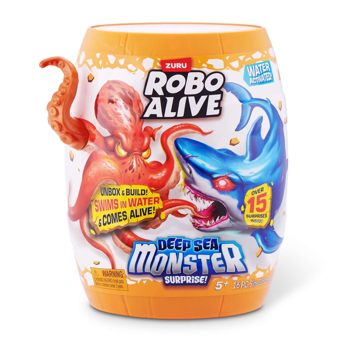 Набор игровой Zuru ROBO ALIVE Глубоководный монстр Осьминог Серия 1 71155B 71155B - фото 9