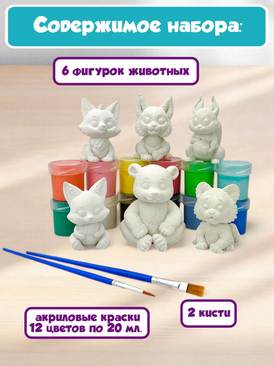 Набор для творчества Кухня3Dпечати роспись красками - фото 6