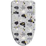 Чехол для гладильной доски Varmax 145*55 см XL cats gray