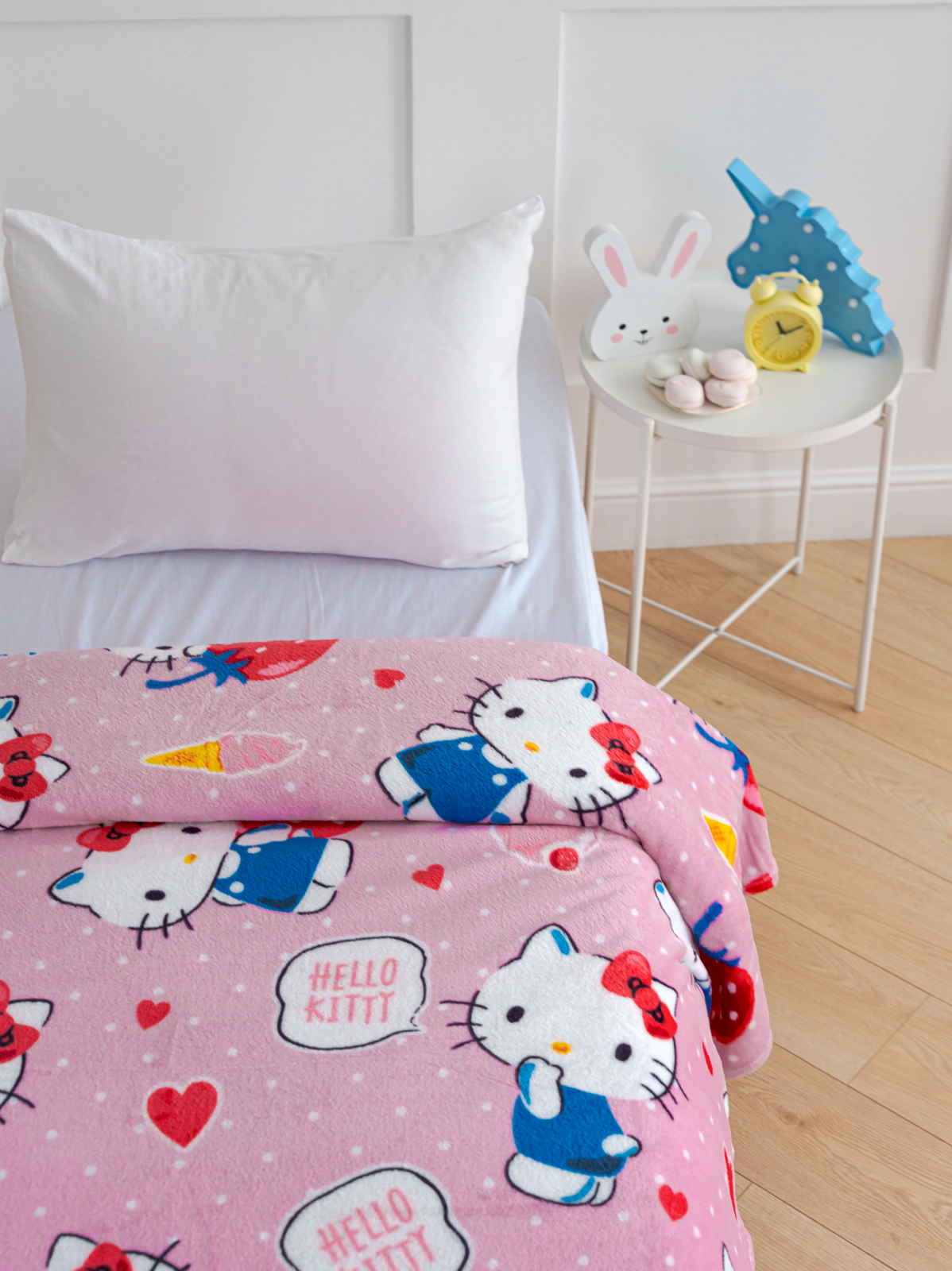 Плед детский Павлинка Аэро Софт Hello Kitty Клубнички р. 150*200 - фото 4