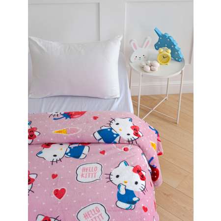 Плед детский Павлинка Аэро Софт Hello Kitty Клубнички р. 150*200