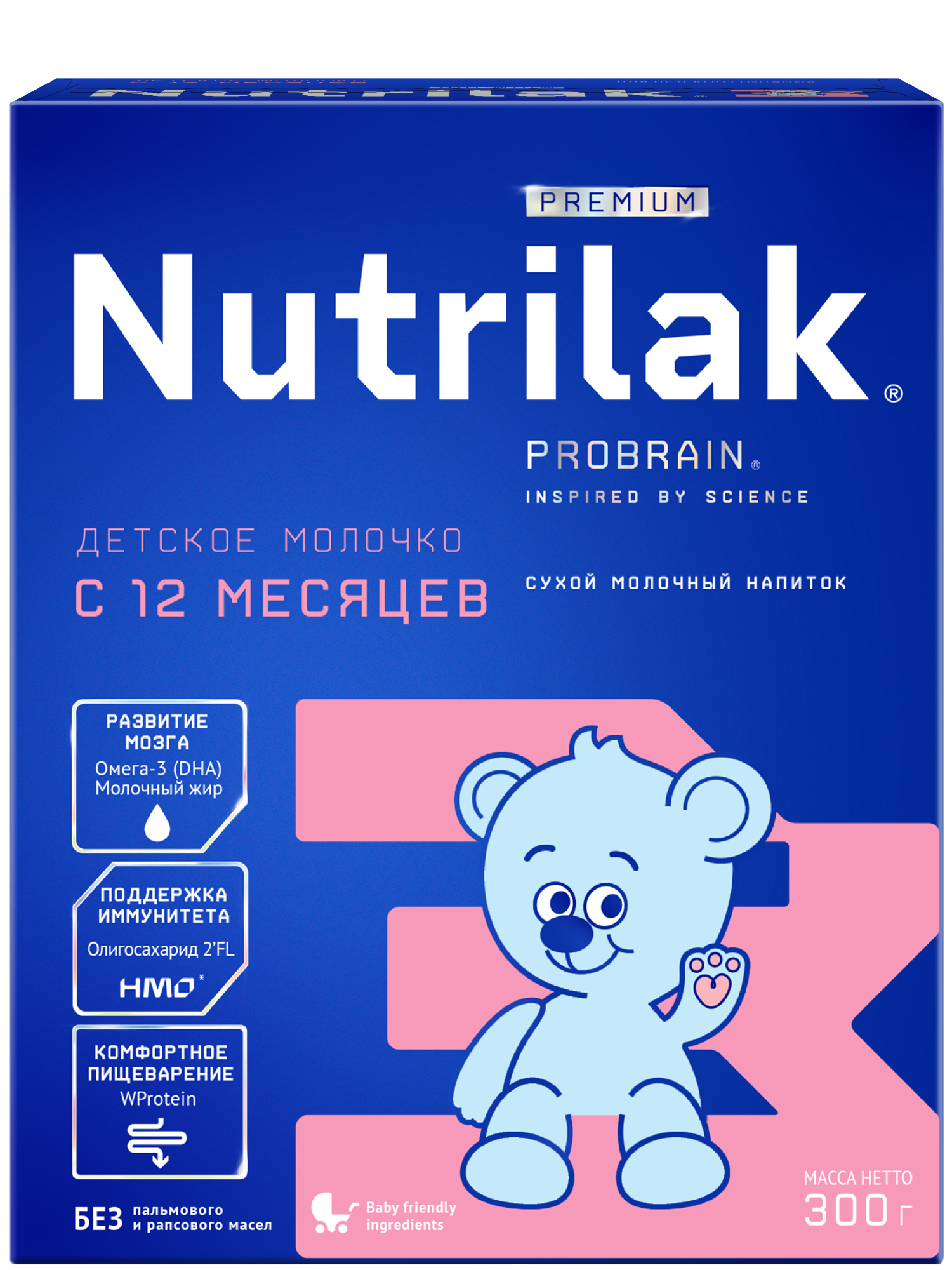 Смесь молочная Nutrilak Premium 3 300г с 12месяцев - фото 1