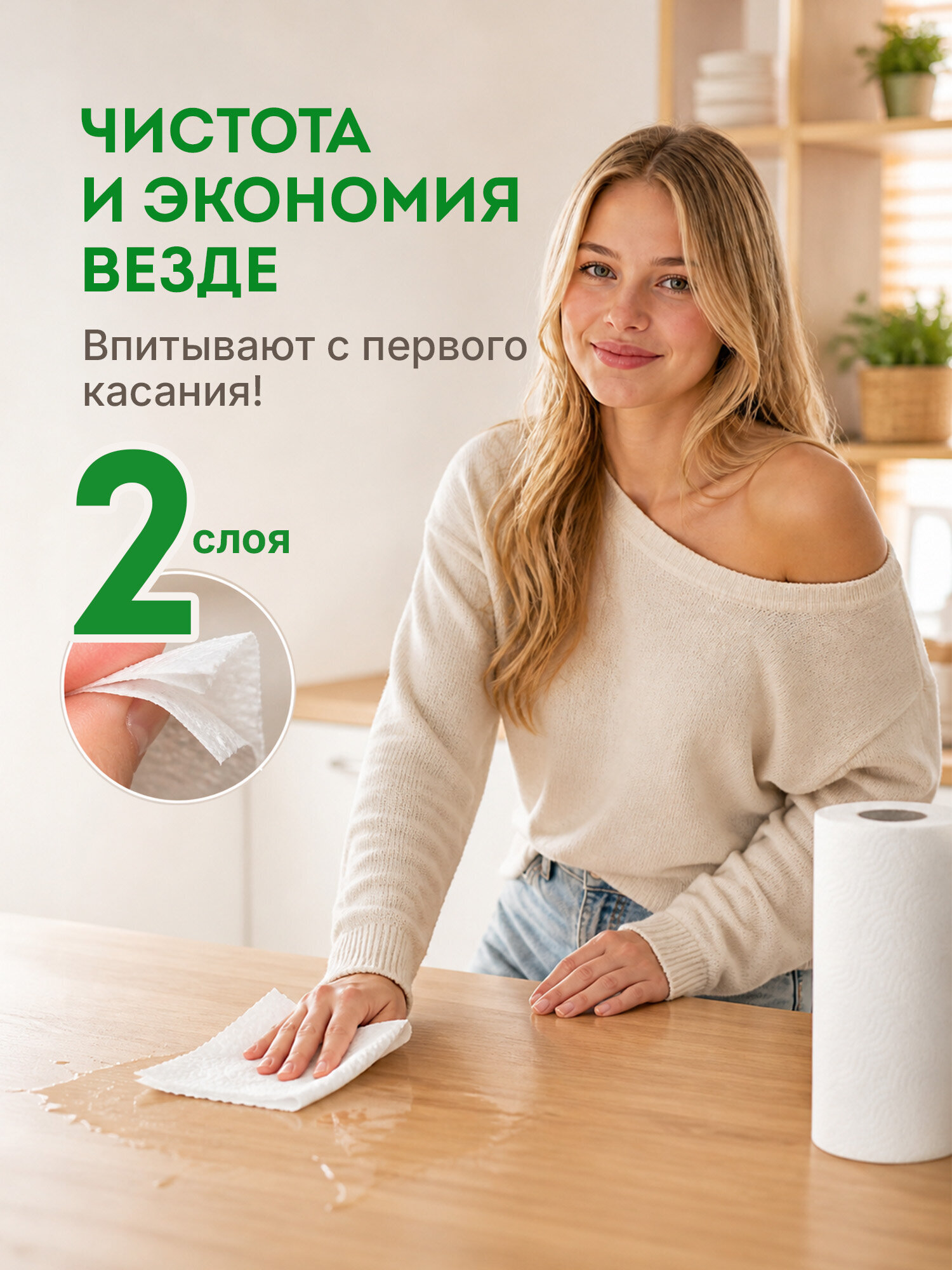 Одноразовые полотенца Любаша - фото 5
