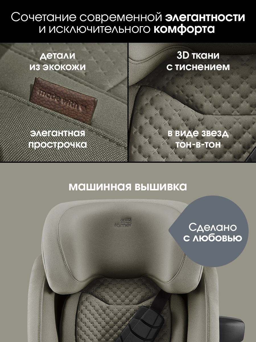 Автокресло Britax Roemer Advansafix Pro Lux Isofix 1/2/3 (9-36 кг) хаки - фото 15