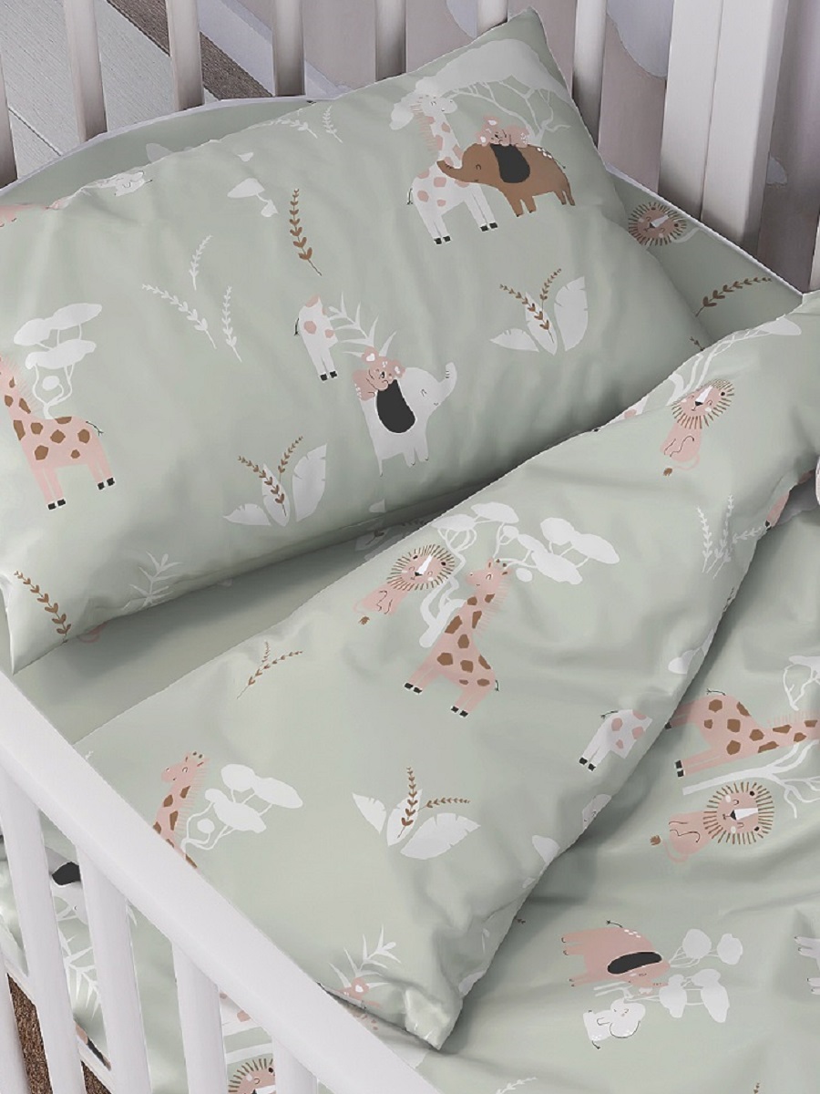 Комплект постельного белья Lemony kids Африка детский 3 предм. - фото 1