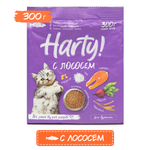 Корм для кошек Harty 0.3кг для чувствительного пищеварения с лососем сухой