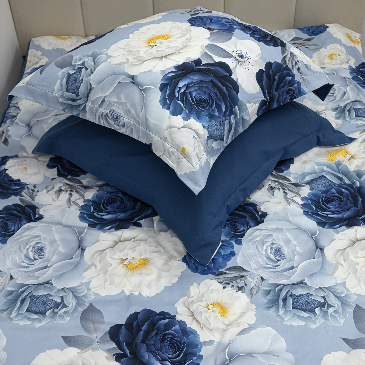 Комплект постельного белья MCotton евро Норина 4 предм. - фото 3