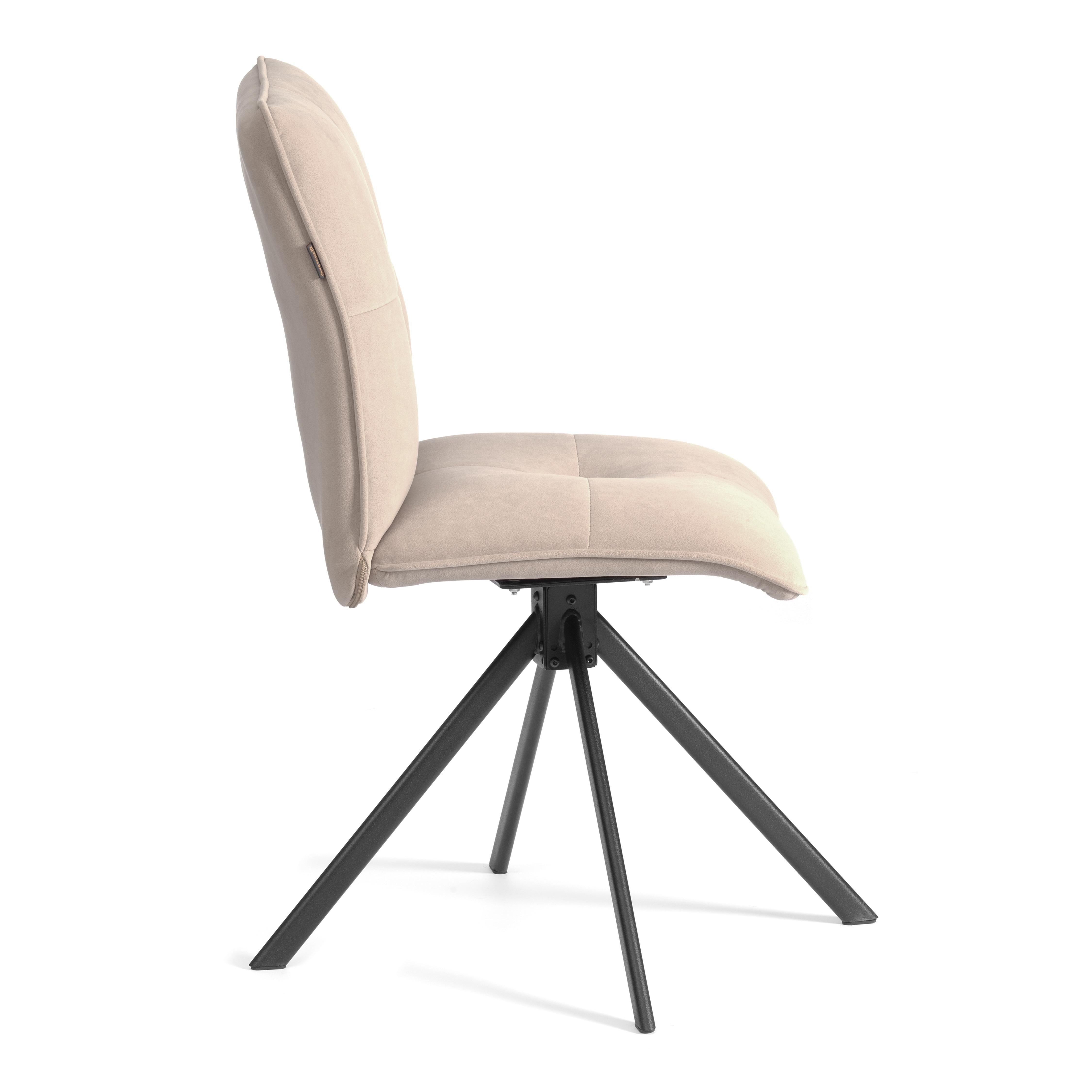 Стул TETCHAIR велюр, бежевый - фото 10