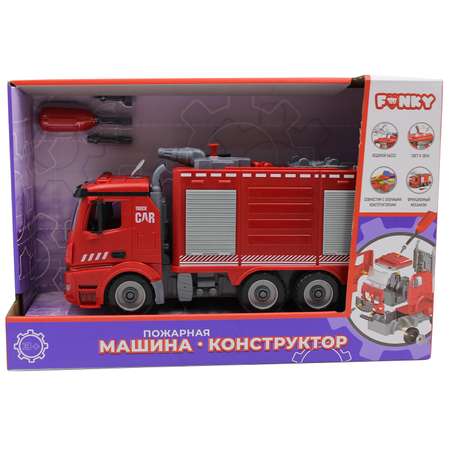 Конструктор Funky Toys Пожарная машина сборная игровая модель