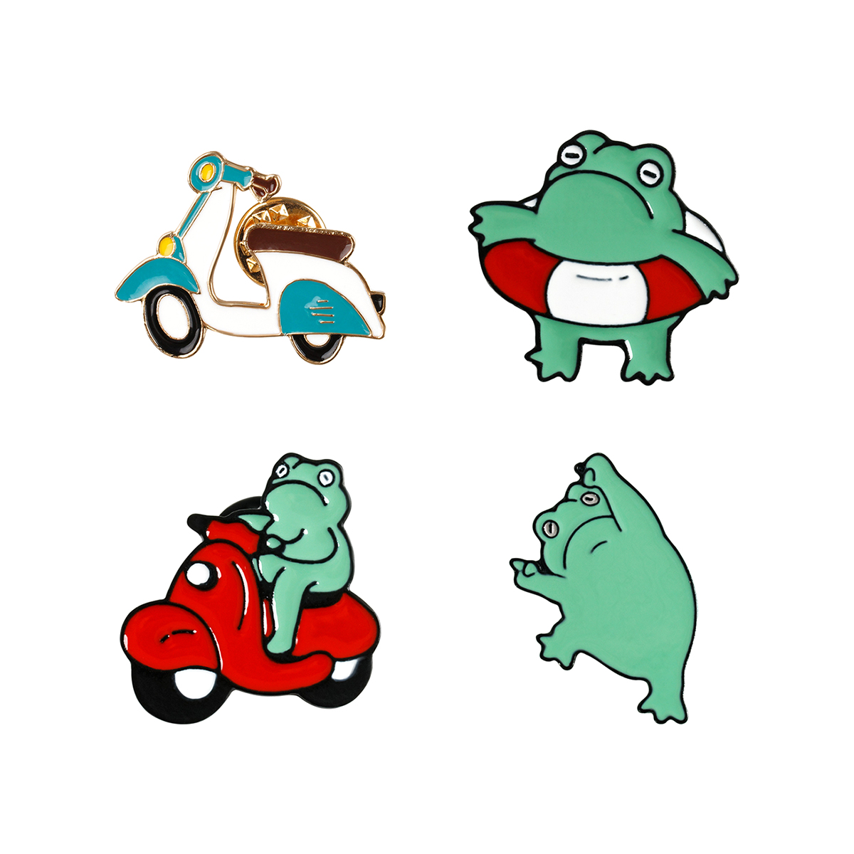 Значок Meshu Frog in trend 4 шт. - фото 6
