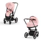 Коляска 2в1 Cybex Priam IV Rosegold розовый