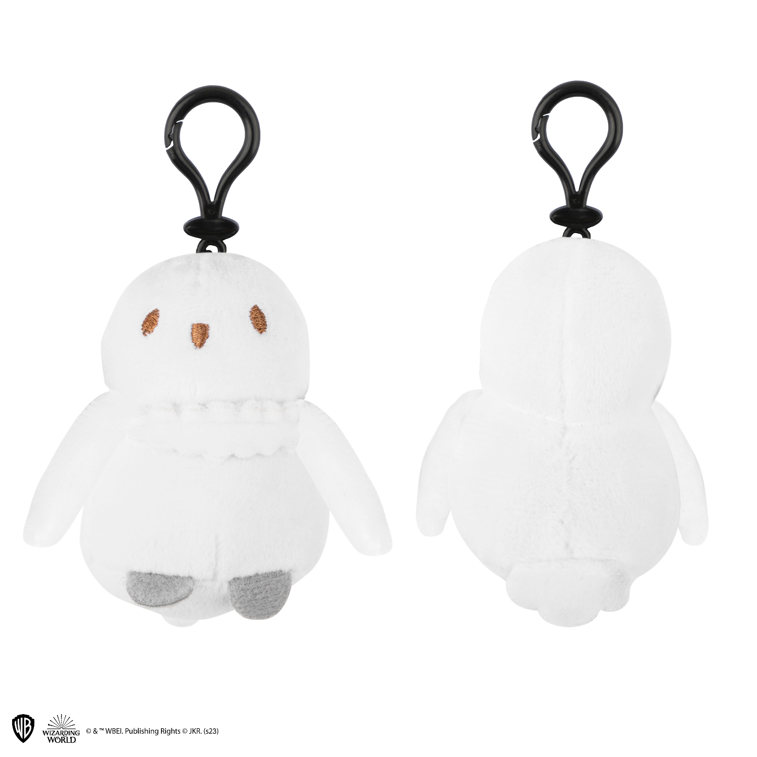 Елочная игрушка Harry Potter Сова Букля металлический шар с брелоком - фото 6
