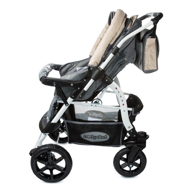 Коляска трансформер Babyton Pillo OX Grey-Beige - фото 6