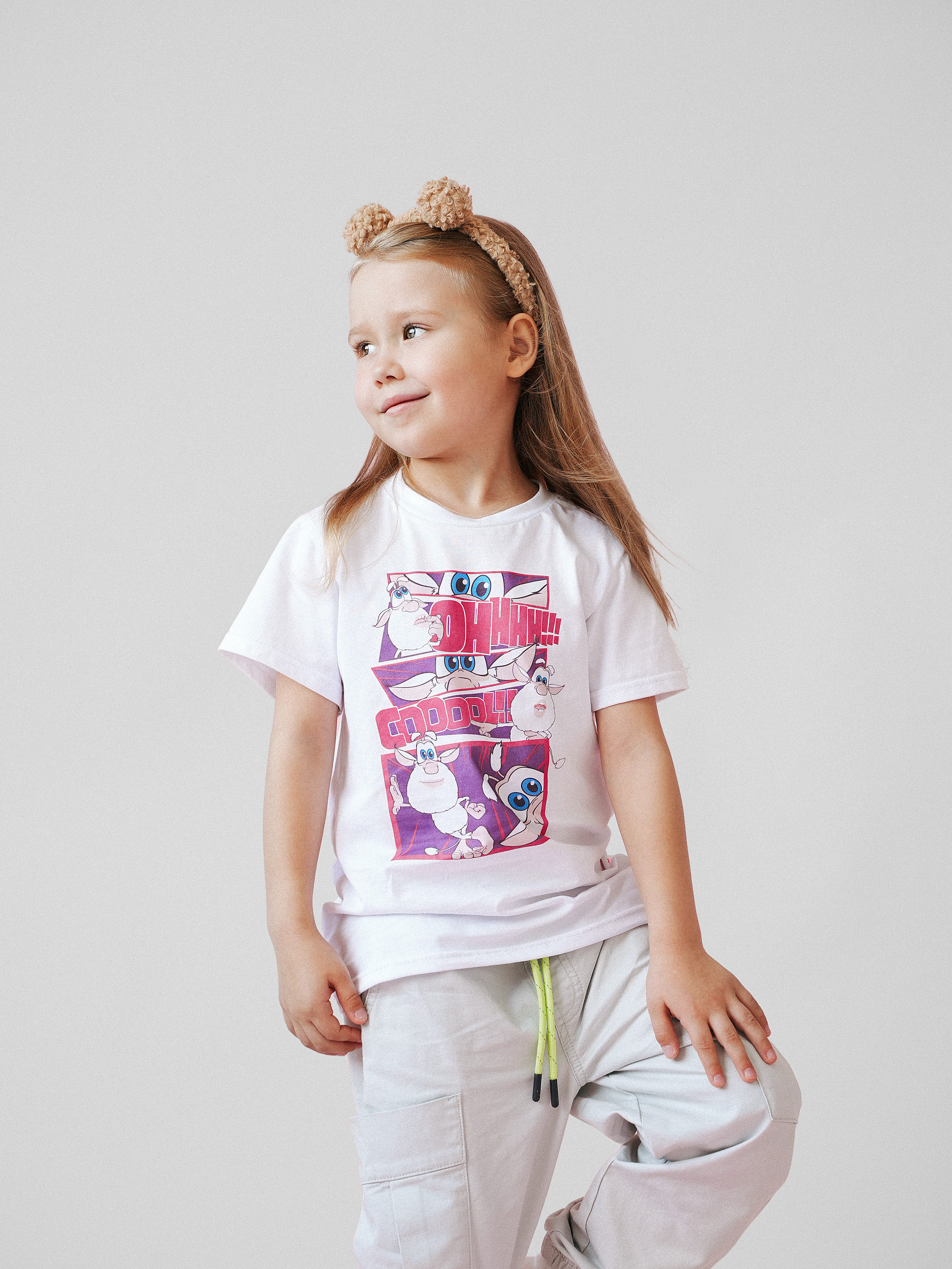 Футболка Мультикидз ФТ0101БУБА/КомиксФиолет - фото 2