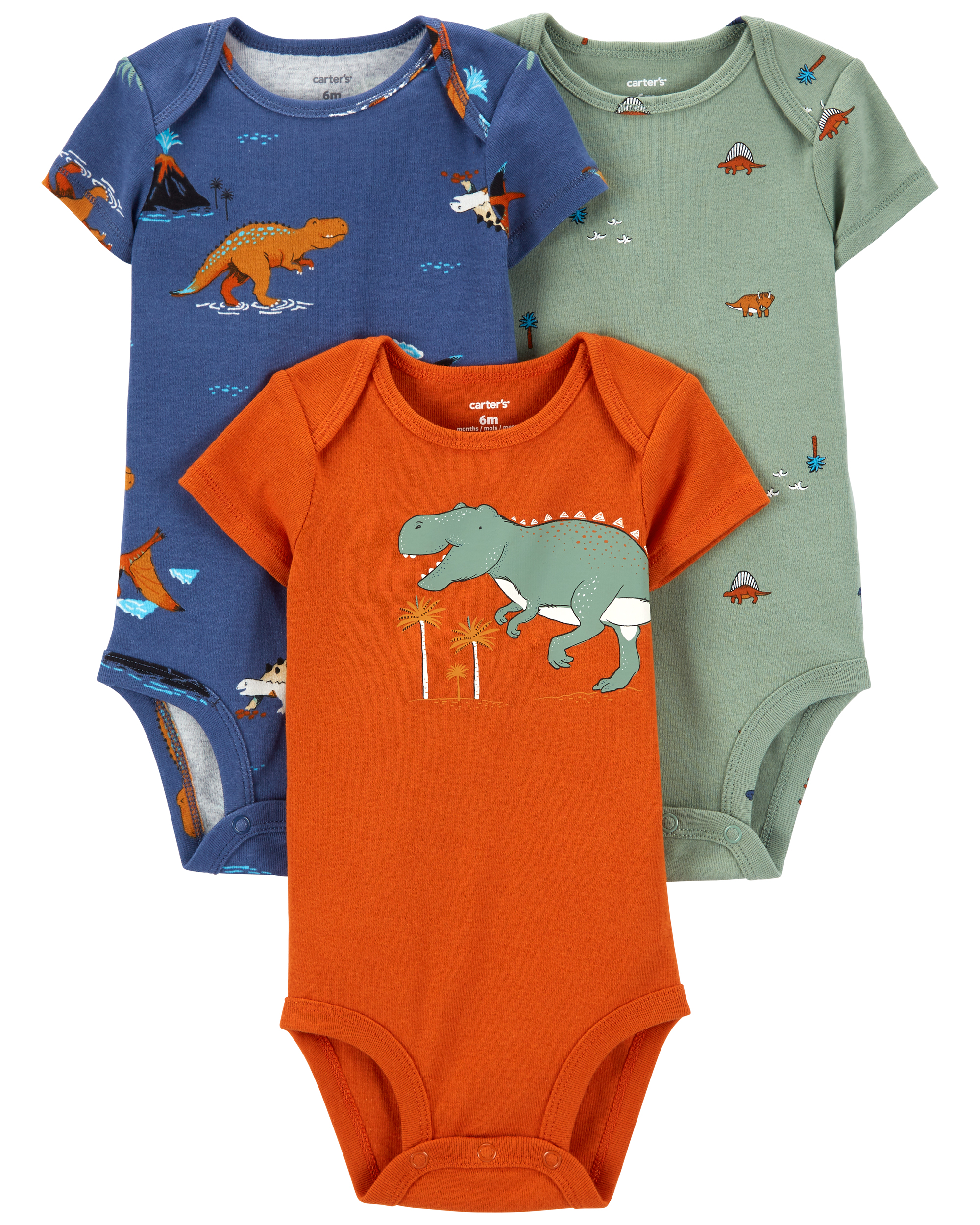 Боди 3 шт Carters 1P568410 - фото 1