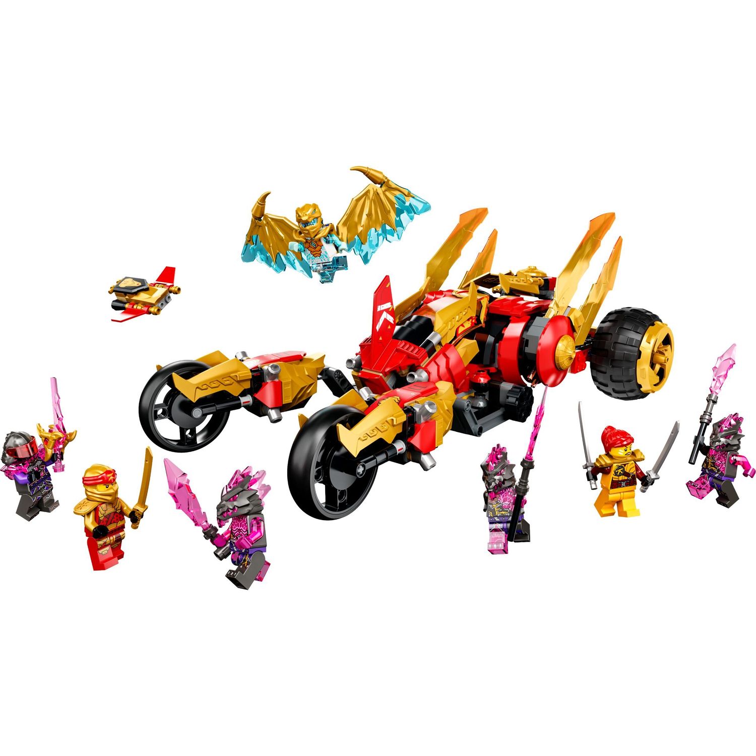 Конструктор LEGO NINJAGO Багги Кая Золотой дракон 624 дет. - фото 2