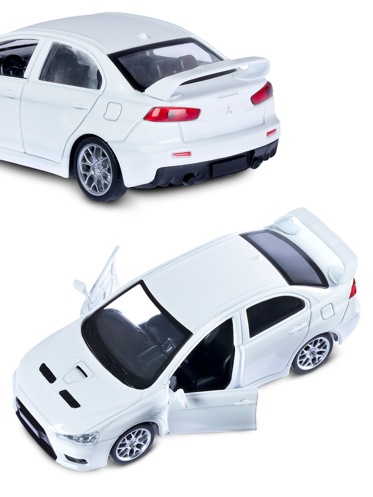 Автомобиль АВТОпанорама Mitsubishi Lancer Evolution 1:41 JB1251259 - фото 9