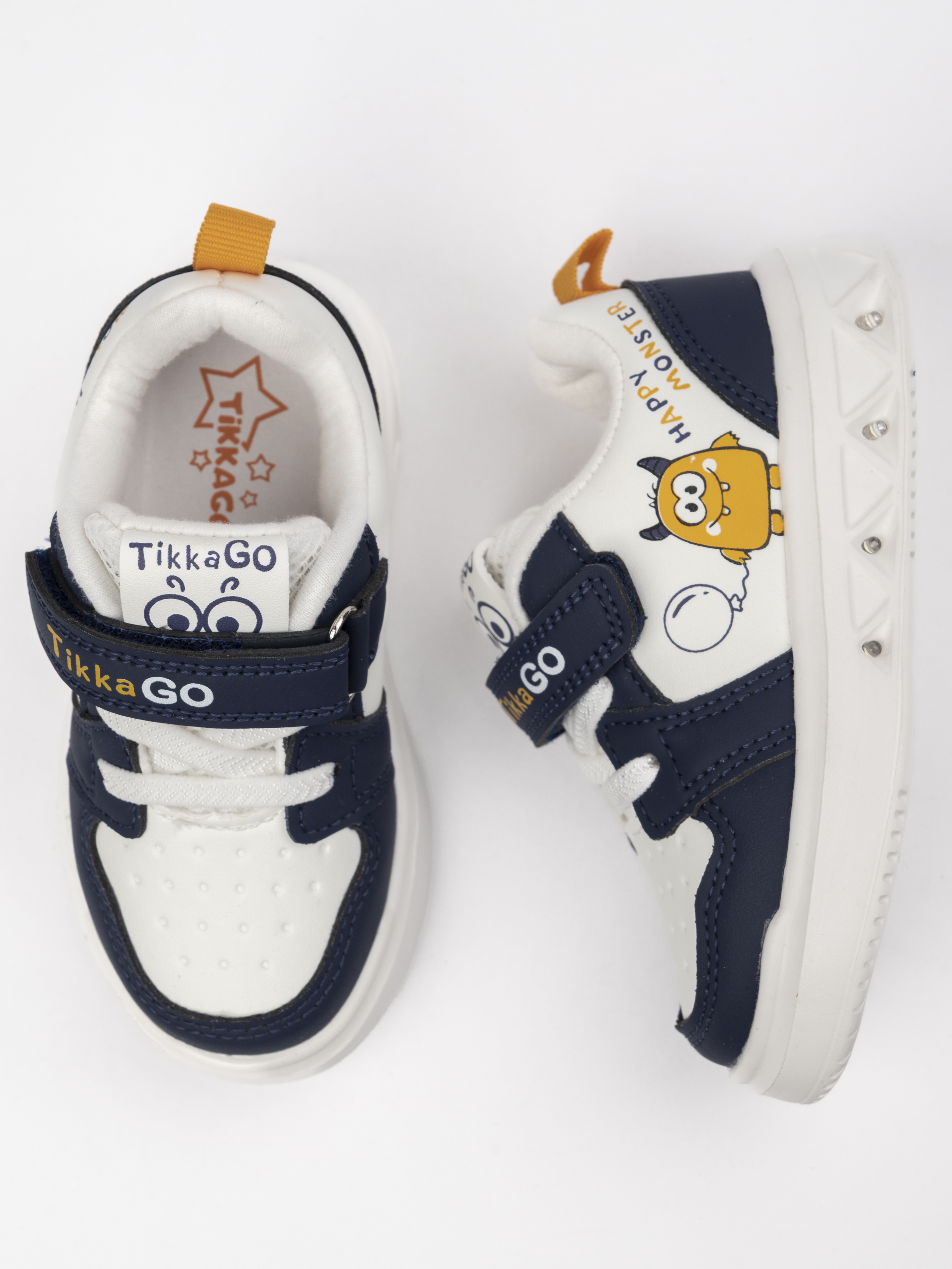 Кроссовки TikkaGo 1A05_6251-1_white-navy - фото 3