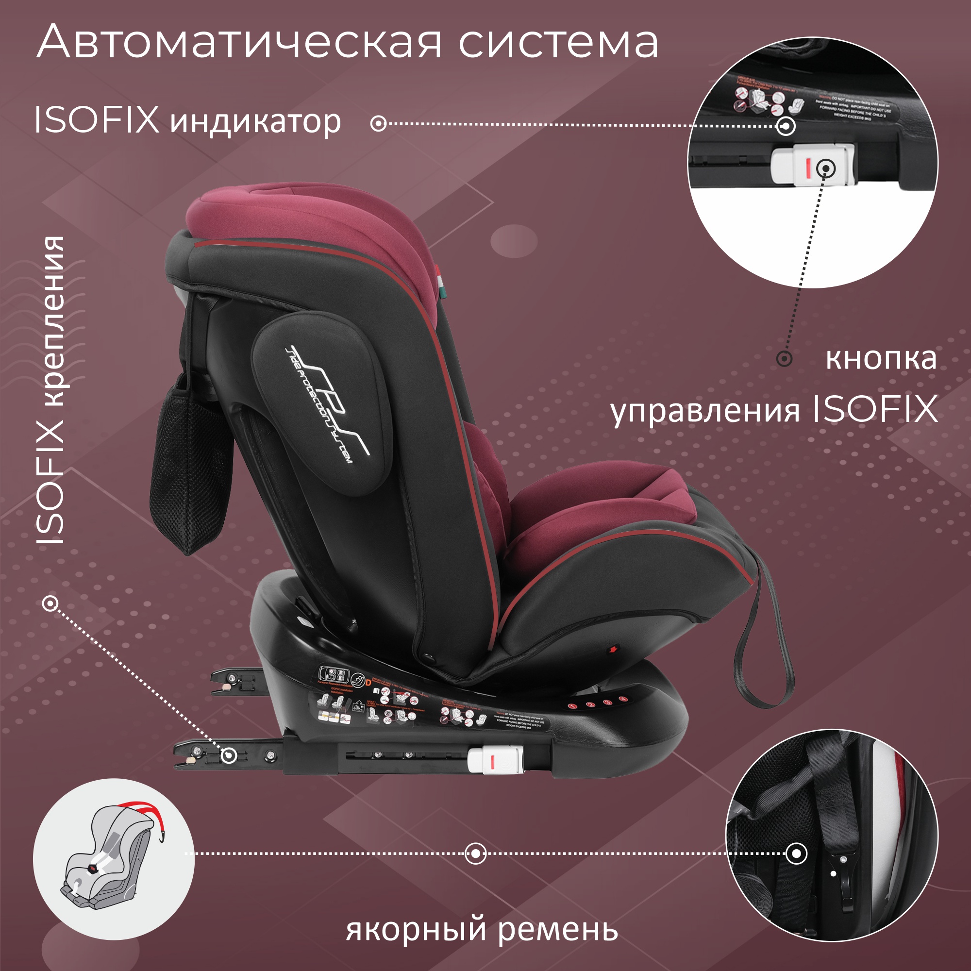 Автокресло Sweet Baby Crosstour Isofix 0+/1/2/3 (0-36 кг) - фото 2